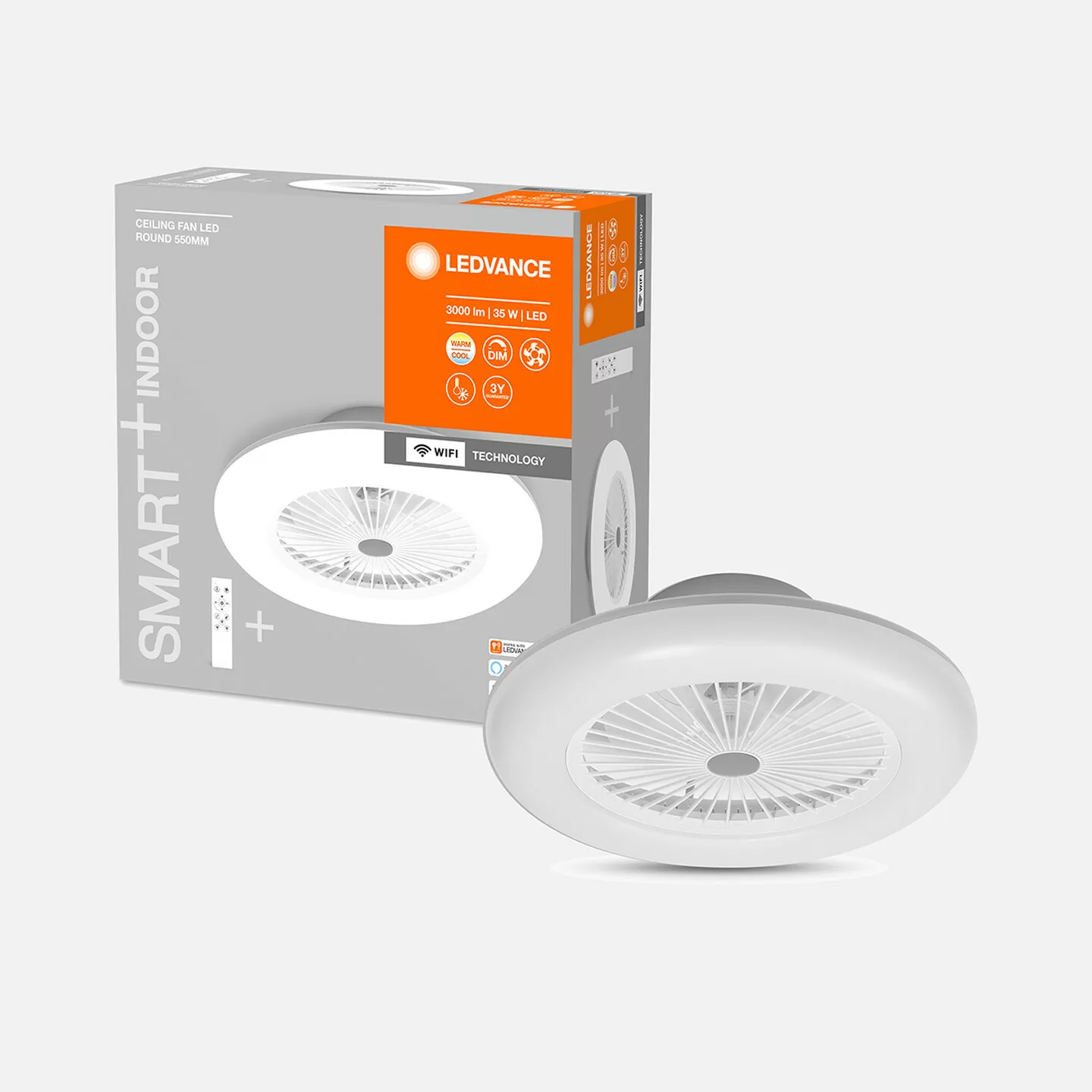 Ledvance Smart Wifi 4100 Lümen Ceiling Aydınlatma Fan Beyaz - Thumbnail